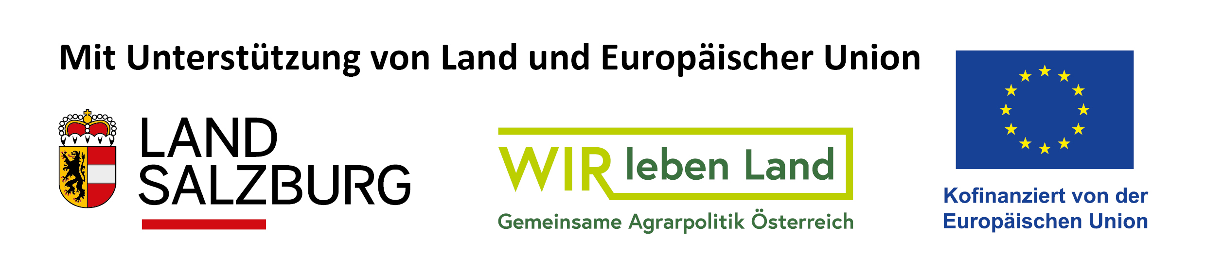 Mit Unterstützung von Land und Europäischer Union